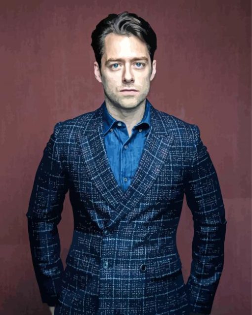 Scottish Actor Richard Rankin Diamond Painting