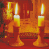 Shabbat Candles Diamond Painting