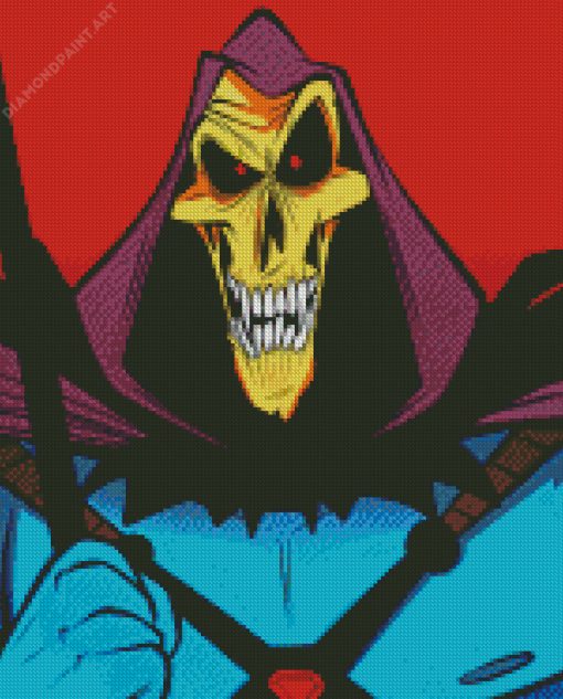 Skeletor Art Diamond Painting