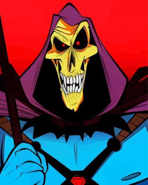 Skeletor Art Diamond Painting