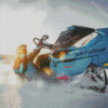 Ski Doo Racer Diamond Paintin