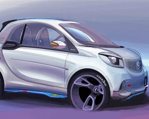 Smart Fortwo Art Diamond Painting