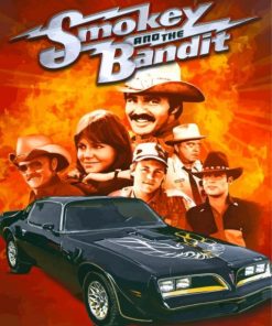 Smokey And The Bandit Poster Diamond Painting