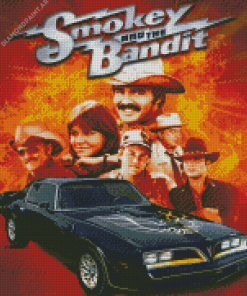 Smokey And The Bandit Poster Diamond Painting