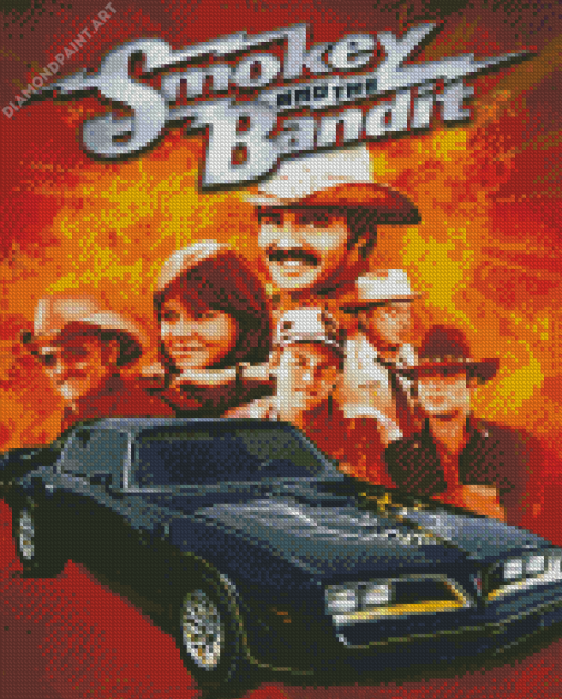 Smokey And The Bandit Poster Diamond Painting