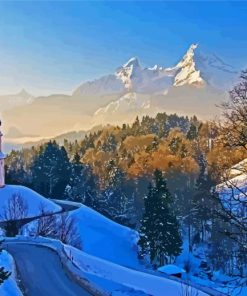 Snow Winter Bavaria Diamond Paintings