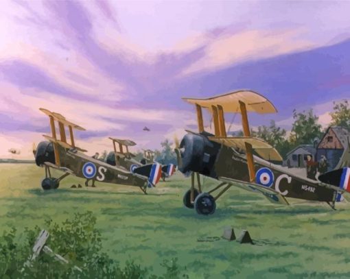 Sopwith Triplanes Diamond Painting