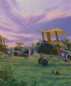 Sopwith Triplanes Diamond Painting