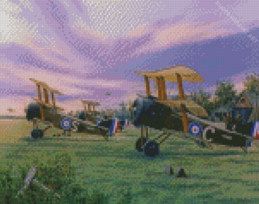 Sopwith Triplanes Diamond Painting