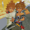 Sora And Roxas Kingdom Hearts Diamond Paintings