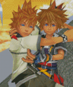 Sora And Roxas Kingdom Hearts Diamond Paintings