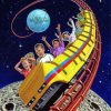 Space Roller Coasters Diamond Painting