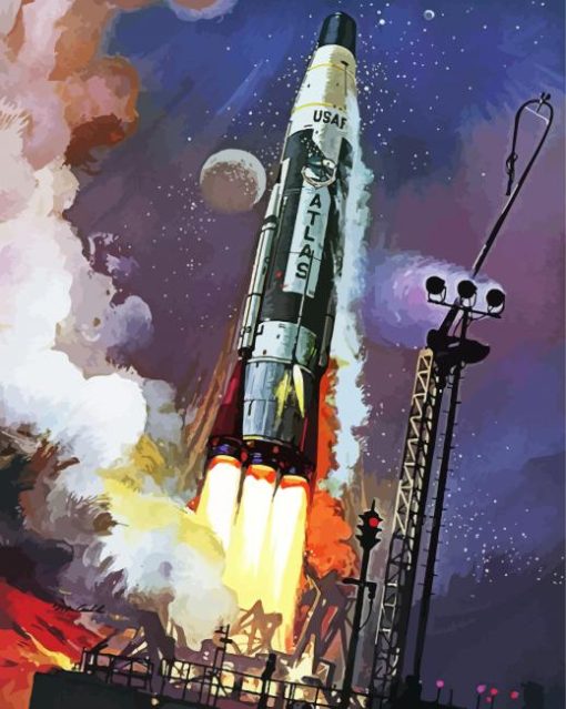 Space Nasa Rocket Diamond Paintings