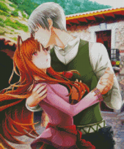 Spice And Wolf Holo And Kraft Lawrence Diamond Painting