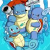 Squirtle Evolution Diamond Painting