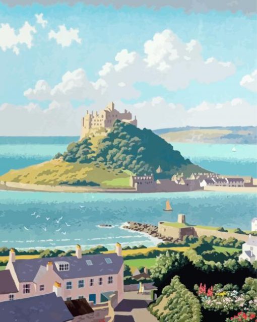 St Michaels Mount Art Diamond Painting