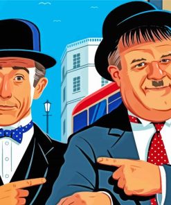 Stan And Ollie Art Diamond Paintings