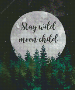 Stay Wild Moon Child Diamond Painting