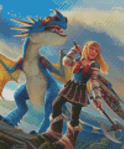 Stormfly How To Train Your Dragon Diamond Painting