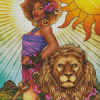 Strength Tarot Card By Brigid Ashwood Diamond Painting