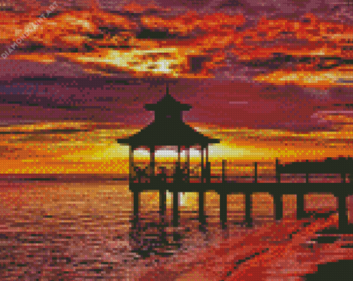 Sunset At Montego Bay Diamond Painting