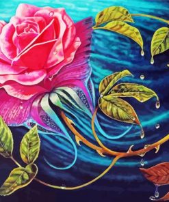 The Butterfly Rose Diamond Painting