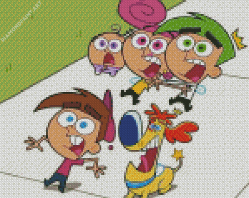 The Fairly OddParents Animation Diamond Painting