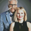 The Good Place Kristen Bell And Ted Danson Diamond Paintings