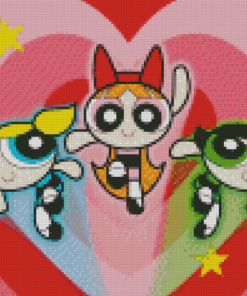 The Powerpuff Girls Diamond Painting