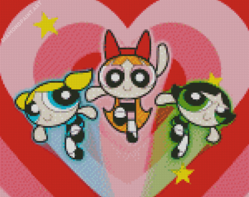 The Powerpuff Girls Diamond Painting