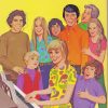 The Brady Bunch Illustration Diamond Painting