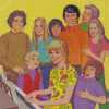 The Brady Bunch Illustration Diamond Painting