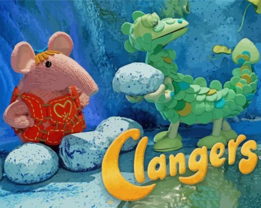 The Clangers Poster Diamond Painting