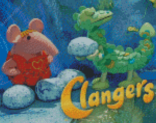 The Clangers Poster Diamond Painting