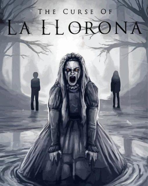 The Curse Of la Llorona illustration Diamond Painting