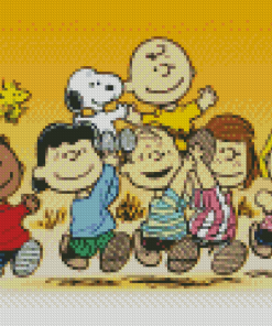 The Peanut Gang Cartoon Diamond Painting