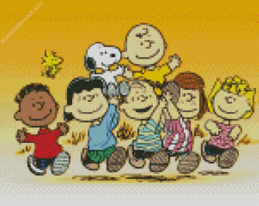 The Peanut Gang Cartoon Diamond Painting