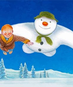 The Snowman Animated Film Diamond Painting