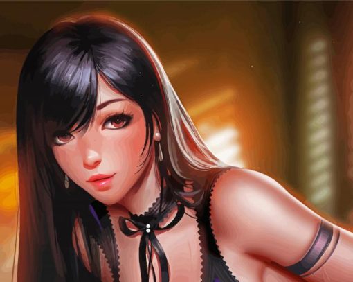 Tifa Lockhart Diamond Painting