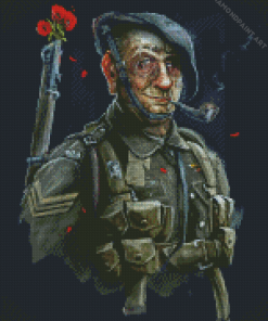 UK Soldier Diamond Painting