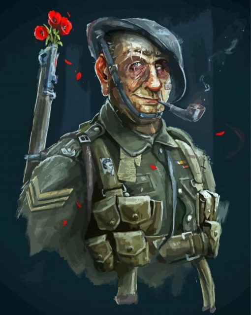 UK Soldier Diamond Painting