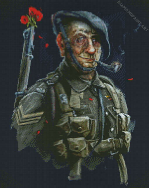 UK Soldier Diamond Painting