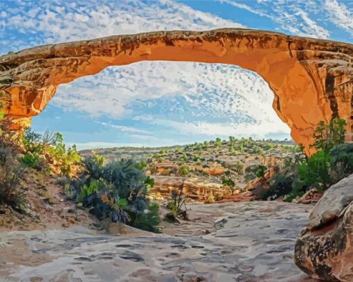 US Utah Natural Bridges National Monument Diamond Painting