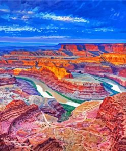 Utah Dead Horse State Park Landscape Diamond Painting