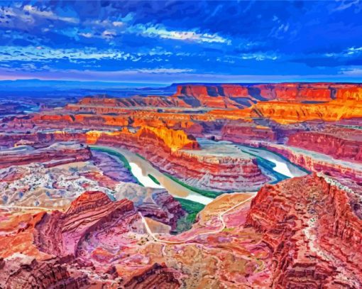 Utah Dead Horse State Park Landscape Diamond Painting