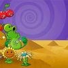 Video Game Plants Vs Zombies Diamond Painting