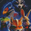 Video Game Star Fox Diamond Painting