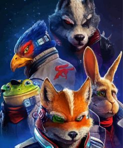 Video Game Star Fox Diamond Painting