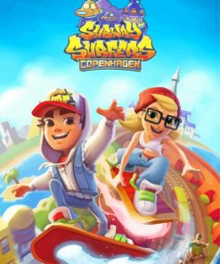 Video Game Subway Surfers Diamond Painting