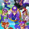 Waluigi Game Character Diamond Paintings